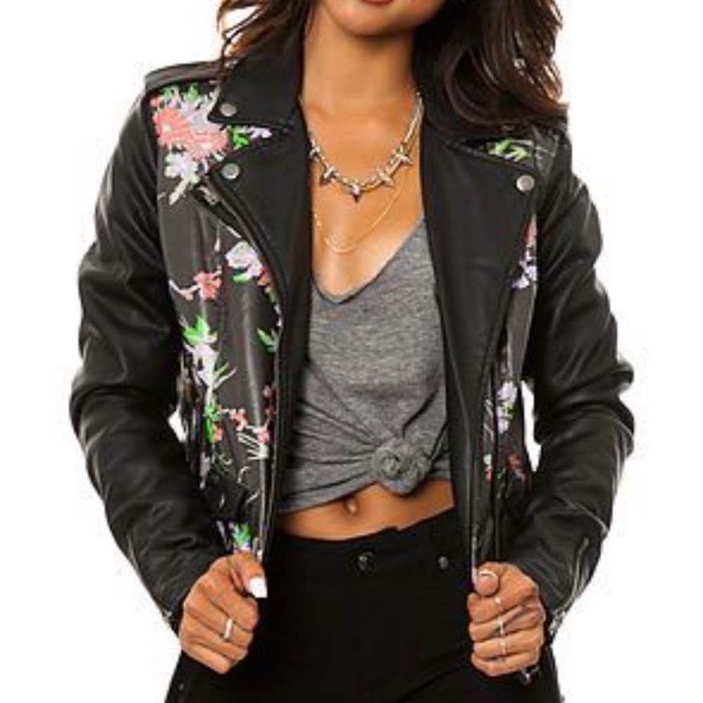 OBEY Sweet Revenge Leather Jacket 🖤 RARE